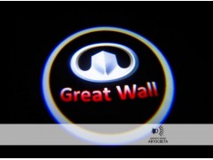 Проекция на двери с эмблемой Great Wall
